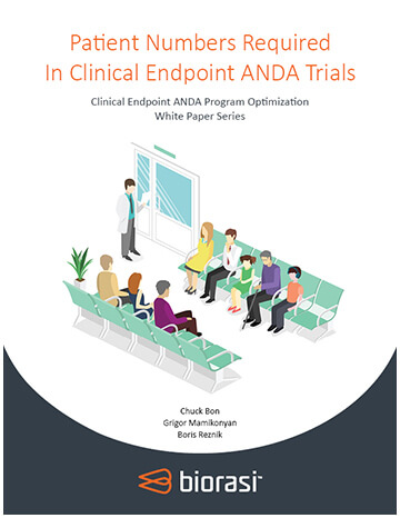 Patient Numbers Required In Clinical Endpoint ANDA Trials